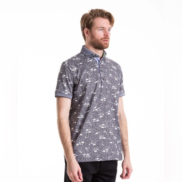 Greyson Buffalo Solider Golf Polo - Matterhorn - Size XL - Picture 4 of 14